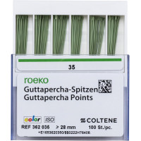Guttapercha ISO color, 10 darab, ISO 035