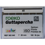 Guttapercha ISO color, 10 darab, ISO 040