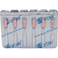 C-Pilot, Gyökércsatorna reszelő (kézzel), Fogantyú - műanyag ISO 6 sterilen csomagolva, röntgenopák, Nemesacél, 19 mm, 6 darab