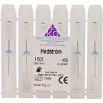 Hedström reszelő, Standard SMG, 25 mm ISO 040, 6 darab