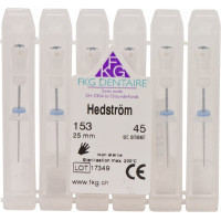 Hedström reszelő, Standard SMG, 25 mm ISO 040, 6 darab