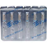 C-Pilot, Gyökércsatorna reszelő (kézzel), Fogantyú - műanyag ISO 8 sterilen csomagolva, röntgenopák, Nemesacél, 19 mm, 6 darab