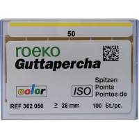 Guttapercha ISO color, 10 darab, ISO 050