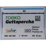 Guttapercha ISO color, 10 darab, ISO 060