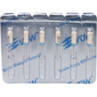 C-Pilot, Gyökércsatorna reszelő (kézzel), Fogantyú - műanyag ISO 15 sterilen csomagolva, röntgenopák, Nemesacél, 19 mm, 6 darab