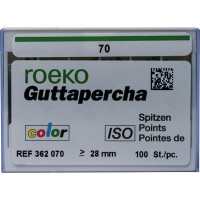 Guttapercha ISO color, 10 darab, ISO 070
