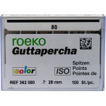 Guttapercha ISO color, 10 darab, ISO 080