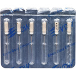 C-Pilot, Gyökércsatorna reszelő (kézzel), Fogantyú - műanyag ISO 15 sterilen csomagolva, röntgenopák, Nemesacél, 21 mm, 6 darab