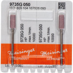 Diamantschleifer 9735, gyémánt-kerámia-polírozó, rózsaszín, ISO 050, HP, 2 darab