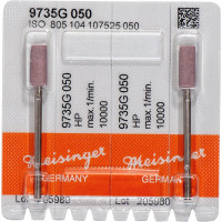 Diamantschleifer 9735, gyémánt-kerámia-polírozó, rózsaszín, ISO 050, HP, 2 darab