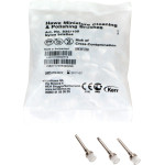 Polírozó kefe (Profilaxis) ( 835/100 ), Könyökdarab (CA, Ø 2,35 mm, ISO 204, 22 mm) nem sterilizálható, fehér, Muszor sörték (Nylon), 100 darab