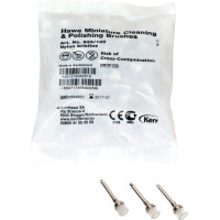 Polírozó kefe (Profilaxis) ( 835/100 ), Könyökdarab (CA, Ø 2,35 mm, ISO 204, 22 mm) nem sterilizálható, fehér, Muszor sörték (Nylon), 100 darab