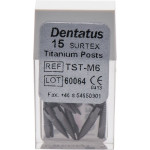 Classic Surtex Titan Wurzelstifte - Packung 15 Stück 9,3 mm, Ø 1,8 mm, Größe 6 - TST-M6