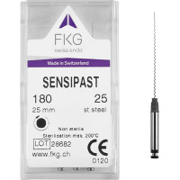 FKG Sensipast 180, lentuló, 25 mm, ISO 25, 4 darab