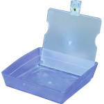 Munkatál, (203 x 203 x 60 mm), világoskék, Műanyag, 1 darab