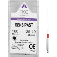 FKG Sensipast 180, lentuló Sortiment, 25 mm, ISO 25-40, 4 darab