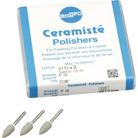 Ceramisté®, kerámia polírozó, Ultra II, midicsúcs, FG, 12 darab