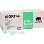 MORITA Kanülen - 100 darabos csomag, 30 GS-16, 0,3 x 16 mm - 7712 MORITA Kanülen - 100 darabos csomag, 30 GS-16, 0,3 x 16 mm - 7712