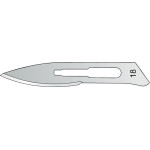 Klingen steril - 100 darabos csomag, Figur 18 - 10-155-18-04