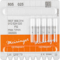 Diamanten 805, gyémántcsiszoló, kék, ISO 025, FG, 5 darab