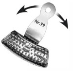 Wiro-lock Abdrucklöffel - 1 db, 99P Seitenzahnbereich, Drehgriff, teilbezahnt, perforált - HWL 334-99