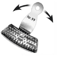 Wiro-lock Abdrucklöffel - 1 db, 99P Seitenzahnbereich, Drehgriff, teilbezahnt, perforált - HWL 334-99