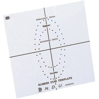 Fit-Kofferdam® Lochschablone - 1 db, 15 x 15 cm - 355318
