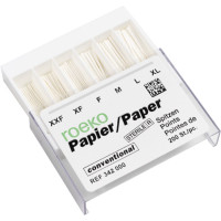 Conventional (1-6) (XXF - XL), Papírcsúcs, sterilen csomagolva, fehér, Papír, 200 darab