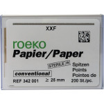 Conventional (1) (XXF), Papírcsúcs, sterilen csomagolva, fehér, Papír, 200 darab
