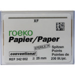 Conventional (2) (XF), Papírcsúcs, sterilen csomagolva, fehér, Papír, 200 darab