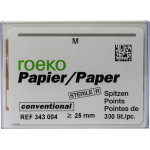 Conventional (4) (M), Papírcsúcs, sterilen csomagolva, fehér, Papír, 300 darab