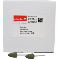 EXA Technique (76), Polírozó (Műanyagok), Kézidarab (HP, Ø 2,35 mm, ISO 104, 44,5 mm) ISO 110 Csúcs, zöld, Szilíciumkarbid- Szilikon, 20 mm, 100 darab