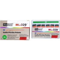 DiaDent® ML.029™ Guttapercha-csúcs, ISO 035, 120 darab