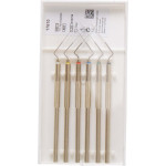 Hedström reszelő (22 mm) (ISO 15-40), fogantyú egyik végen - Fém ISO 15-40 sterilizálható, ISO színkódolt, Nemesacél, 22 mm, 6x1 darab