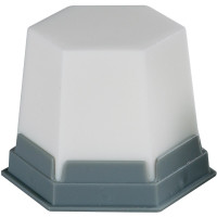 GEO Classic modellezés - hengeres 75g viasz, fehér átlátszó