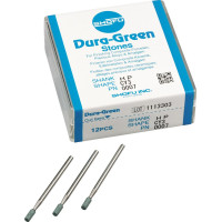 Dura Green (CY3) (ISO 28) Medium, Polírozó, Kézidarab (HP, Ø 2,35 mm, ISO 104) ISO 28 Henger, ISO-Forma 112, Szilíciumkarbid, 12 darab