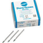 Dura Green (FL3) (ISO 30) Medium, Polírozó, Kézidarab (HP, Ø 2,35 mm, ISO 104) ISO 30 Láng, ISO-Forma 251, Szilíciumkarbid, 12 darab