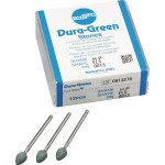 Dura Green (FL5) (ISO 65) Medium, Polírozó, Kézidarab (HP, Ø 2,35 mm, ISO 104) ISO 65 Láng, ISO-Forma 251, Szilíciumkarbid, 12 darab