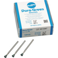 Dura Green (IC4) (ISO 45) Medium, Polírozó, Kézidarab (HP, Ø 2,35 mm, ISO 104) ISO 45 Kehely, ISO-Forma 013, Szilíciumkarbid, 12 darab