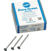 Dura Green (IC5) (ISO 70) Medium, Polírozó, Kézidarab (HP, Ø 2,35 mm, ISO 104) ISO 70 Kehely, ISO-Forma 014, Szilíciumkarbid, 12 darab