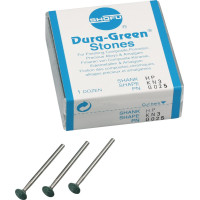 Dura Green (KN3) (ISO 70) Medium, Polírozó, Kézidarab (HP, Ø 2,35 mm, ISO 104) ISO 70 Kés, zöld, Szilíciumkarbid, 12 darab