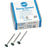 Dura Green (KN4) (ISO 80) Medium, Polírozó, Kézidarab (HP, Ø 2,35 mm, ISO 104) ISO 80 Kés, zöld, Szilíciumkarbid, 12 darab
