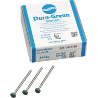 Dura Green (RE2) (ISO 62) Medium, Polírozó, Kézidarab (HP, Ø 2,35 mm, ISO 104) ISO 62 Korong, kerek, Szilíciumkarbid, 12 darab
