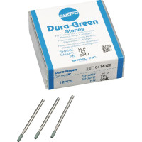 Dura Green (TC2) (ISO 25) Medium, Polírozó, Kézidarab (HP, Ø 2,35 mm, ISO 104) ISO 25 Fenyoforma, ISO-Forma 173, Szilíciumkarbid, 12 darab