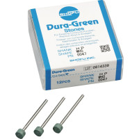 Dura Green (WH5) (ISO 65) Medium, Polírozó, Kézidarab (HP, Ø 2,35 mm, ISO 104) ISO 65 Korong, ISO-Forma 372, Szilíciumkarbid, 12 darab