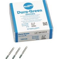 Dura Green (TC2) (ISO 25) Medium, Polírozó, Könyökdarab (CA, Ø 2,35 mm, ISO 204) ISO 25 Fenyoforma, ISO-Forma 173, Szilíciumkarbid, 12 darab