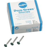 Dura Green (WH3) (ISO 65) Medium, Polírozó, Könyökdarab (CA, Ø 2,35 mm, ISO 204) ISO 65 Korong, ISO-Forma 371, Szilíciumkarbid, 12 darab