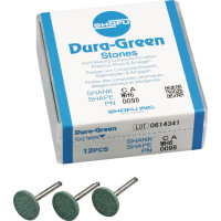 Dura Green (WH6) (ISO 130) Medium, Polírozó, Könyökdarab (CA, Ø 2,35 mm, ISO 204) ISO 130 Korong, ISO-Forma 371, Szilíciumkarbid, 12 darab