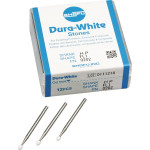 Dura White (FL1) (ISO 30) Fine, Polírozó, Kézidarab (HP, Ø 2,35 mm, ISO 104) ISO 30 Láng, ISO-Forma 251, Alumíniumoxid, 12 darab