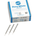 Dura White (FL1) (ISO 25) Fine, Polírozó, Kézidarab (HP, Ø 2,35 mm, ISO 104) ISO 25 Láng, ISO-Forma 251, Alumíniumoxid, 12 darab